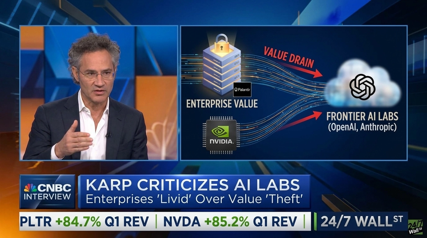 Palantir CEO Alex Karp: Enterprises Are "Livid" Over AI Models That "Steal" Their Business Value