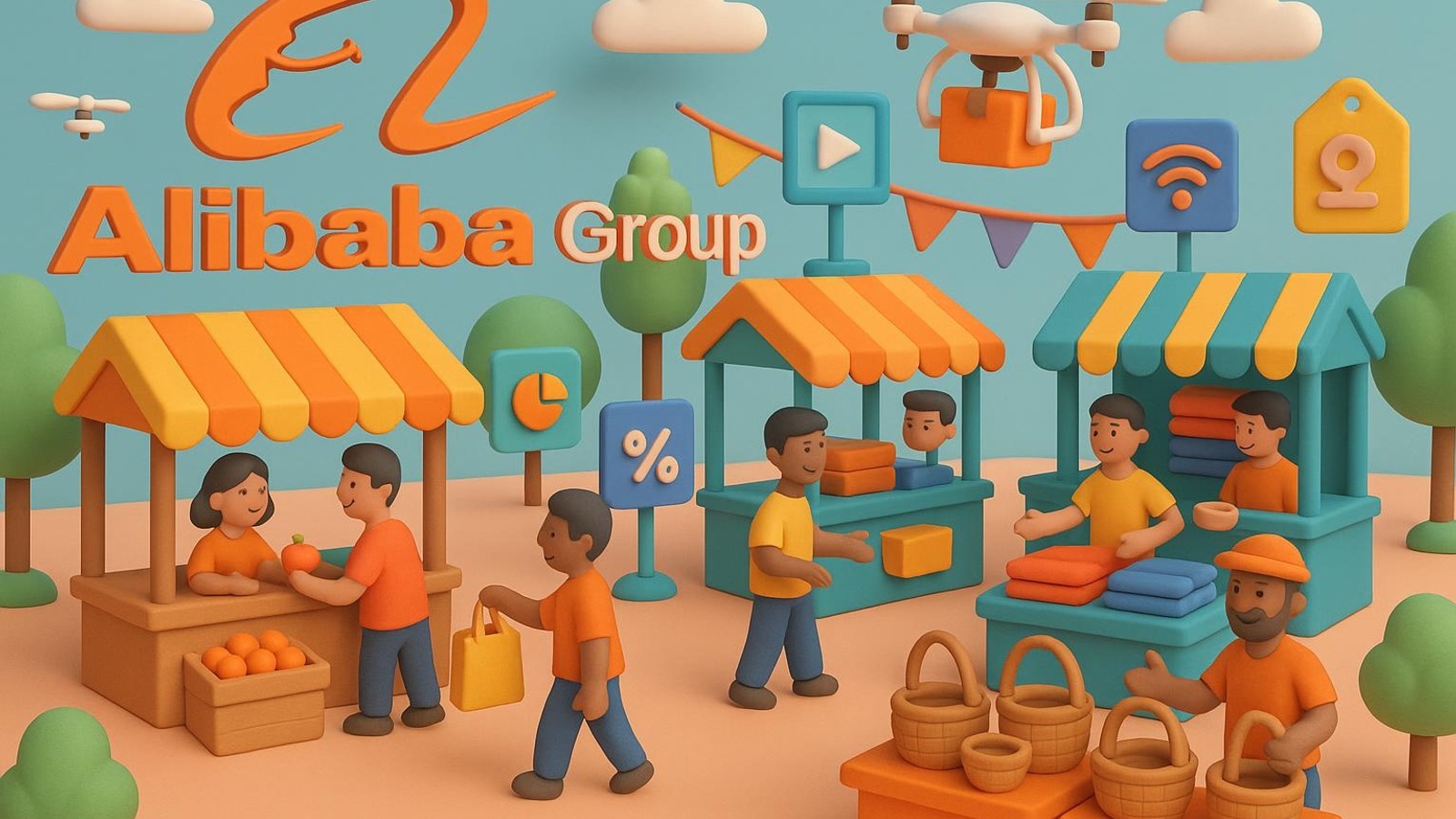 Alibaba Stock Trades Below Fair Value Despite AI Push