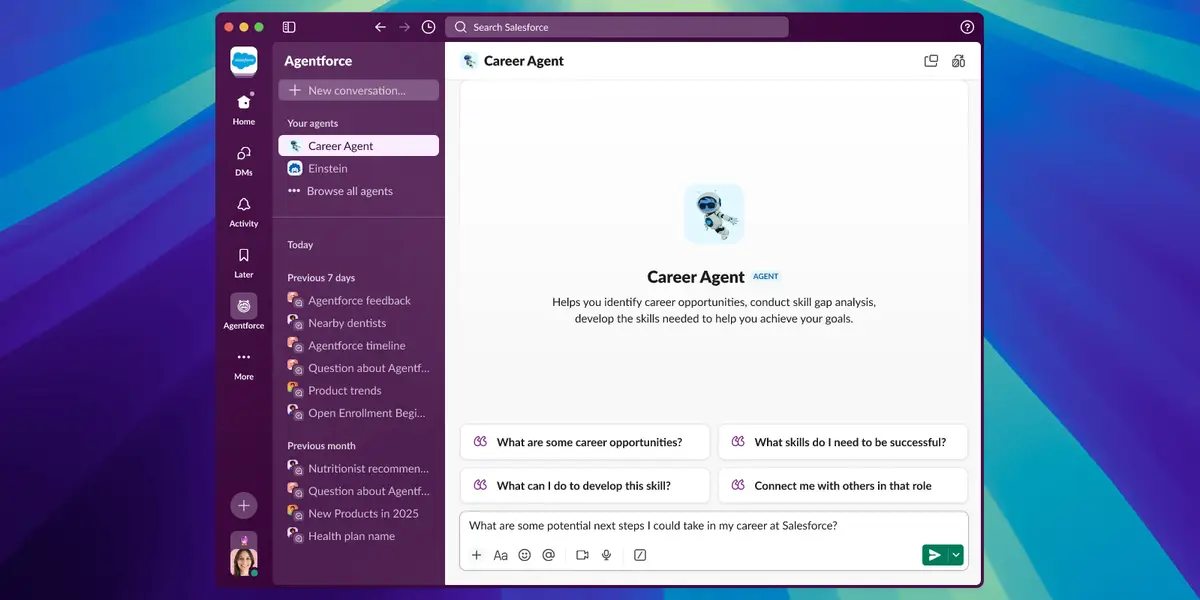 How Salesforce is using AI career coaches to hire employees internally
