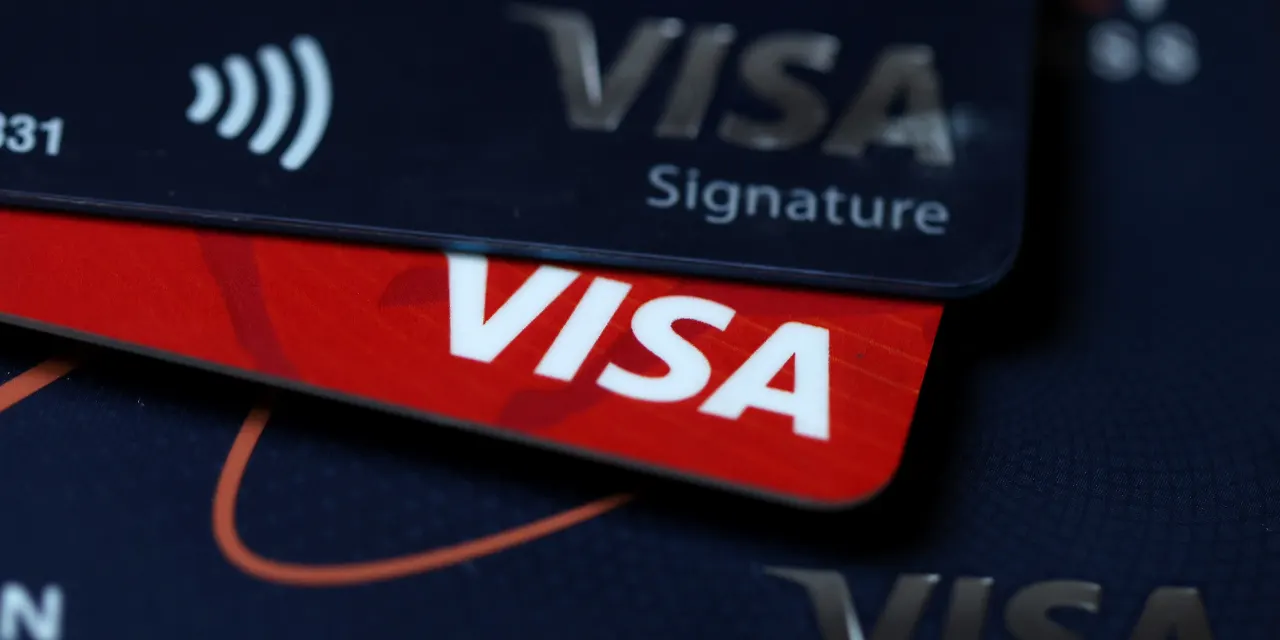 Why Visa’s stock is pacing Dow gainers en route to its best day in eight months