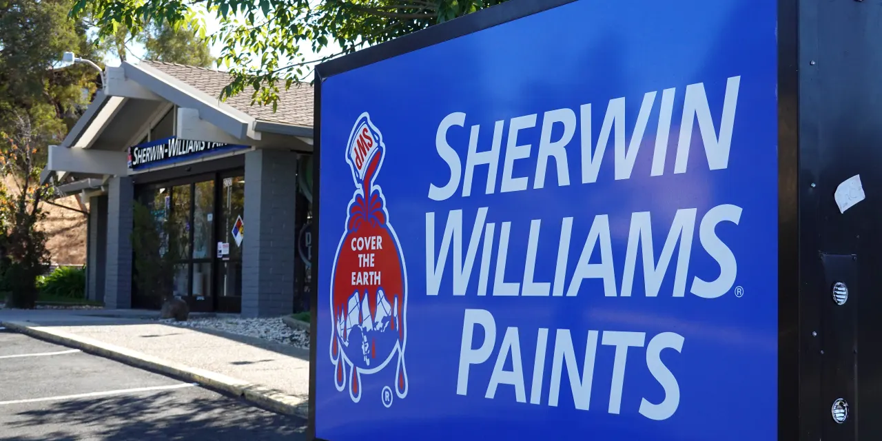 Sherwin-Williams Stock Rises as Investors Brush Off Bid for Rival Paint Maker