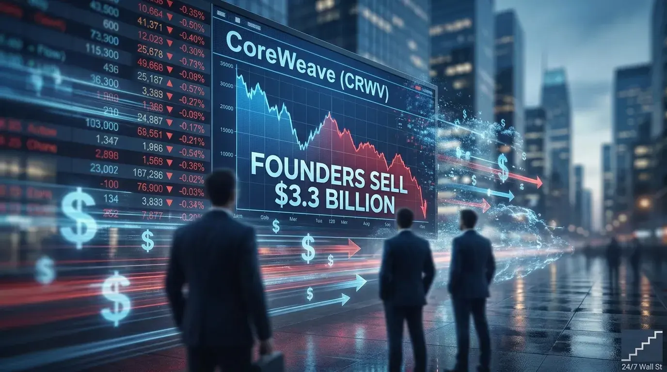 CoreWeave's Founders Have Sold $3.3 Billion of Stock Since Its IPO
