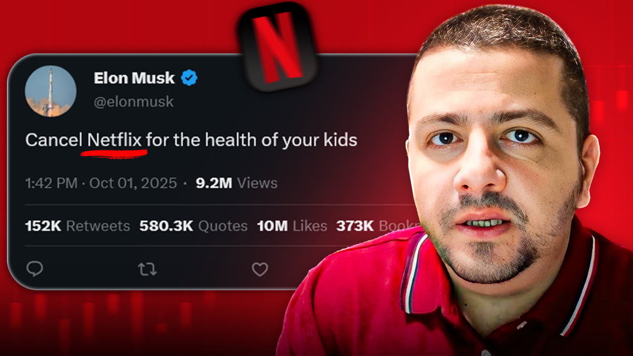 Should Netflix Stock Investors Sell After Elon Musk Tells Followers to Cancel Netflix Subscriptions?