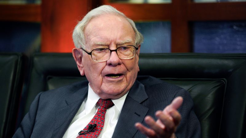 Warren Buffett’s favorite market indicator is flashing red - CNN