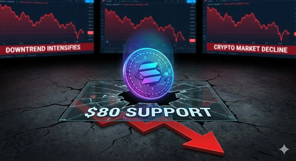Solana Drops Into Bearish Zone, Key Supports Come Under Threat