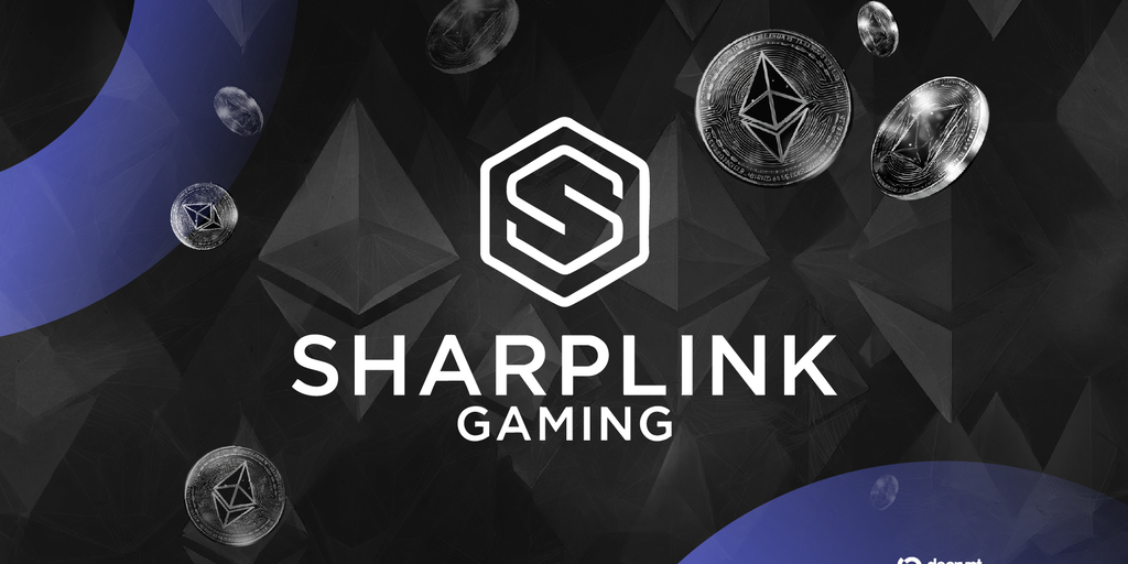 Ethereum Treasury SharpLink Shares Plunge 20% Amid $6 Billion Plan to Buy More ETH