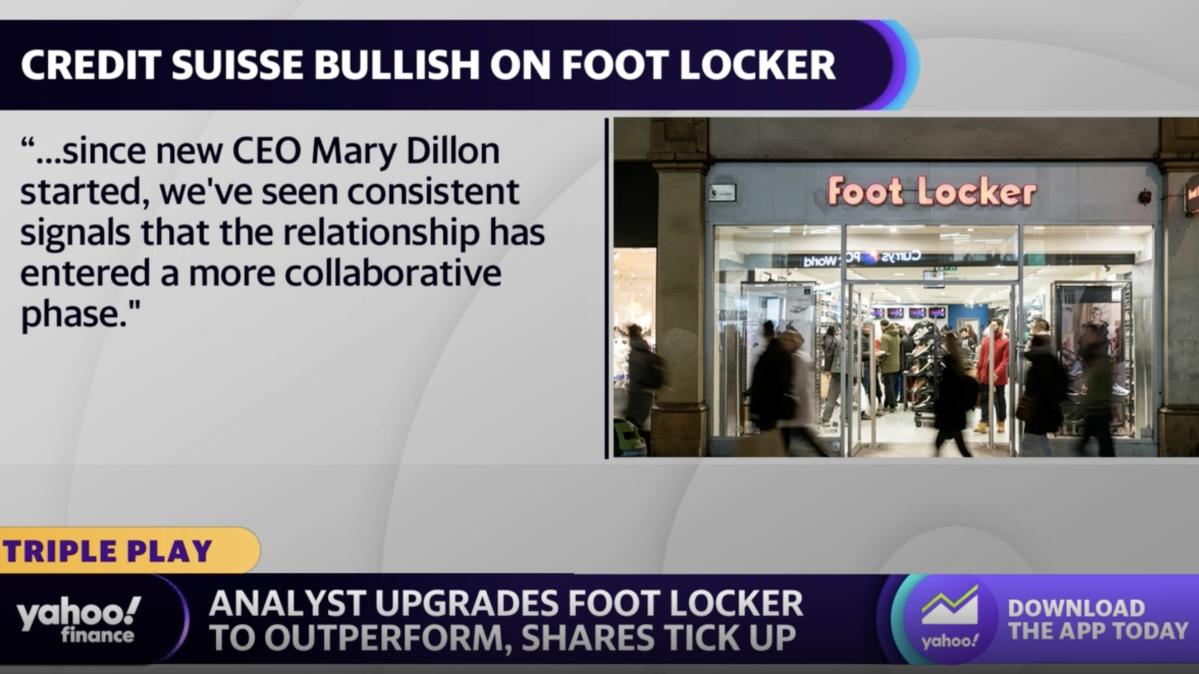 Foot Locker stock ticks up as Credit Suisse upgrades shoe retailer to Outperform