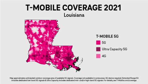 T-Mobile and Governor Jeff Landry Reveal Massive $290 Million 5G Network Upgrade in Louisiana - Yahoo Finance