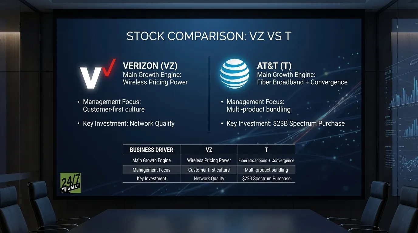 One Telecom Giant Raised Its Dividend for the 19th Year While Its Rival Splurged on a Massive Spectrum Deal