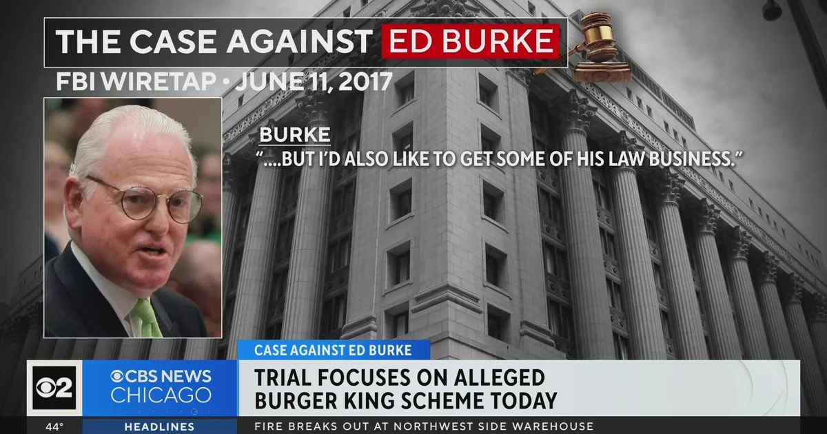 Trial of former Ald. Ed Burke turns focus to alleged Burger King scheme - CBS News