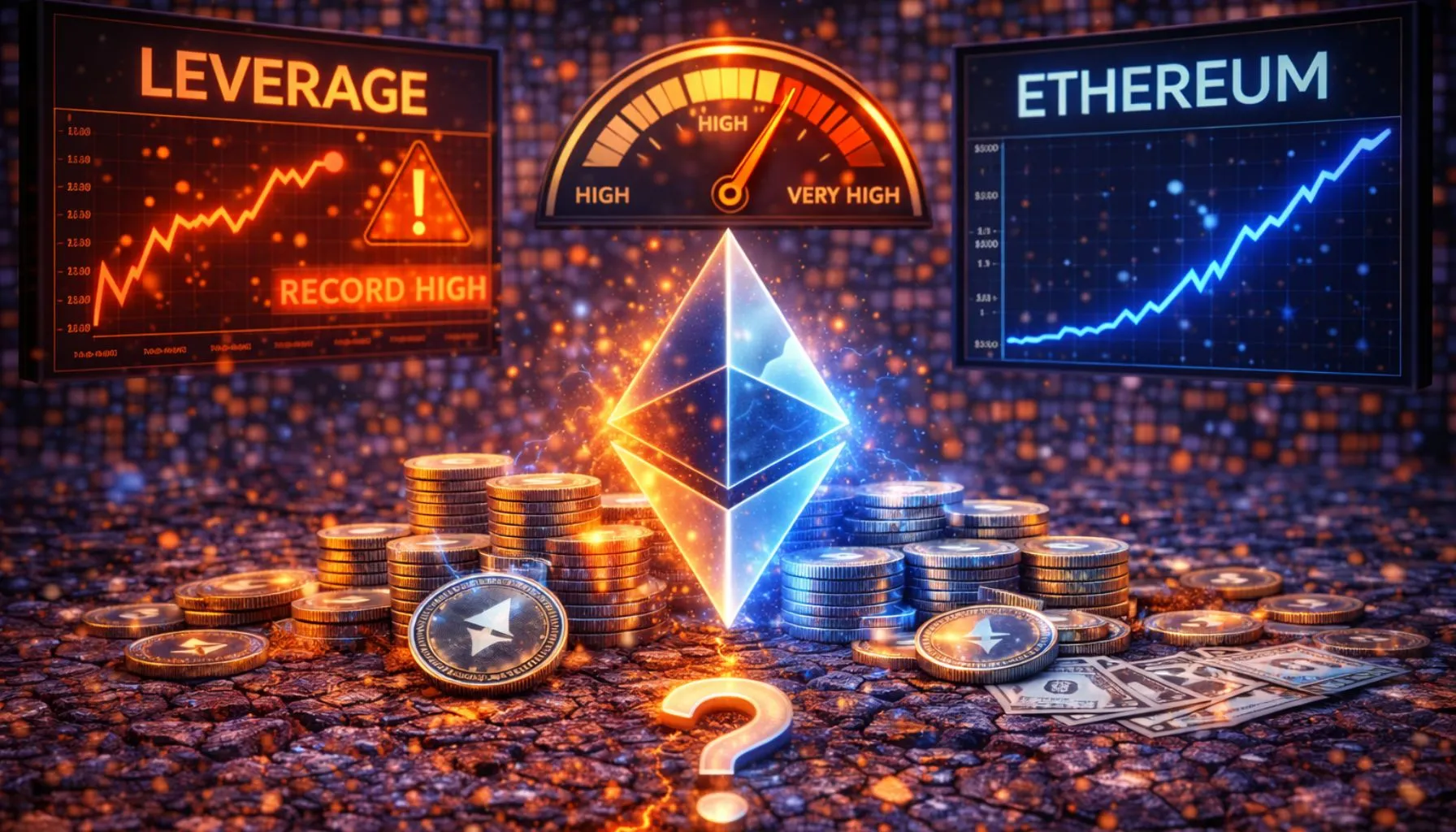 Ethereum Leverage Remains At Record High: What Happens Next?