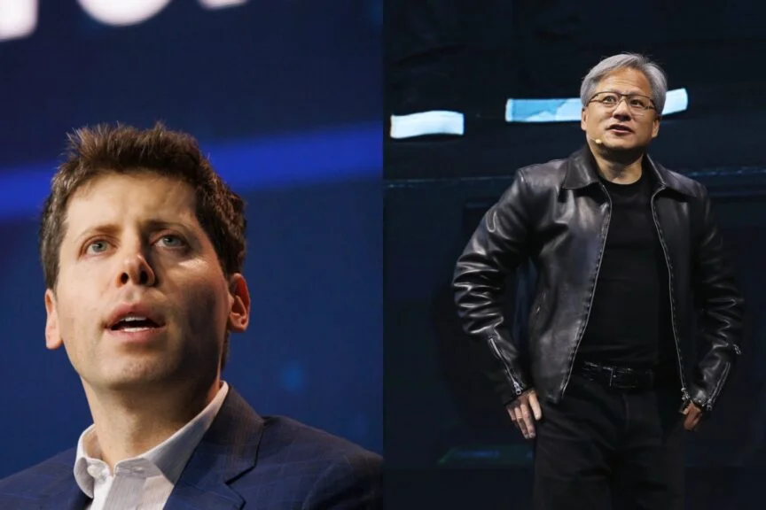 Elon Musk Laughs As X User Quip On Nvidia CEO Jensen Huang's Picture With Sam Altman And Greg Brockman: ' - Benzinga