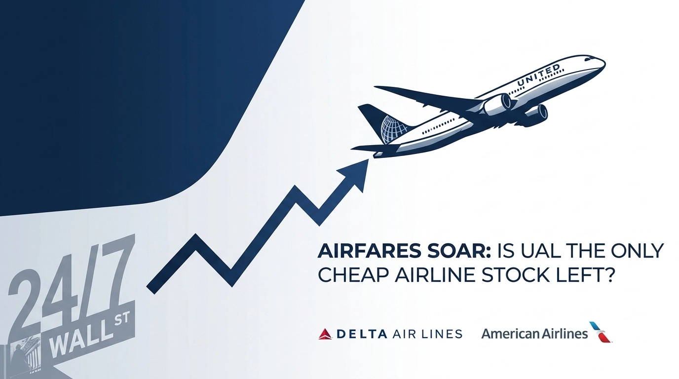 Airfares Are Up 25.5% and United Says It's Set To Increase More. Is UAL the Only Cheap Airline Stock Left?