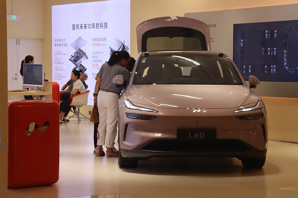 Chinese EV maker Nio climbs as presales of its cheap new SUV and Tesla rival kick off
