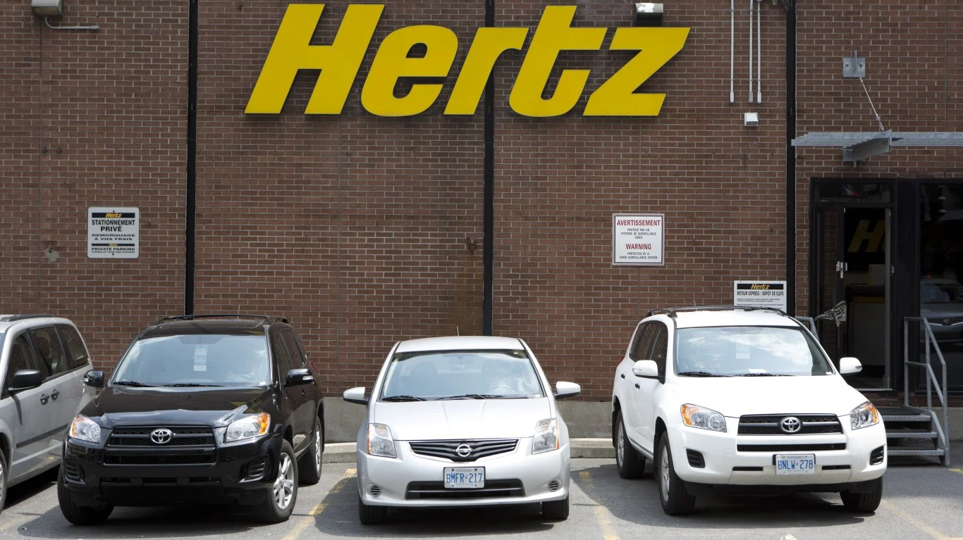Hertz Rebounds 16% From a Record Low; Avis Climbs 5%, Ryder Ticks Up