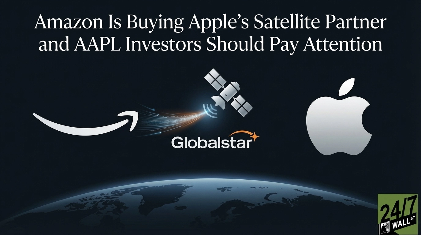 Apple Investors Face New Risk as Amazon Eyes Takeover of iPhone's Satellite Partner