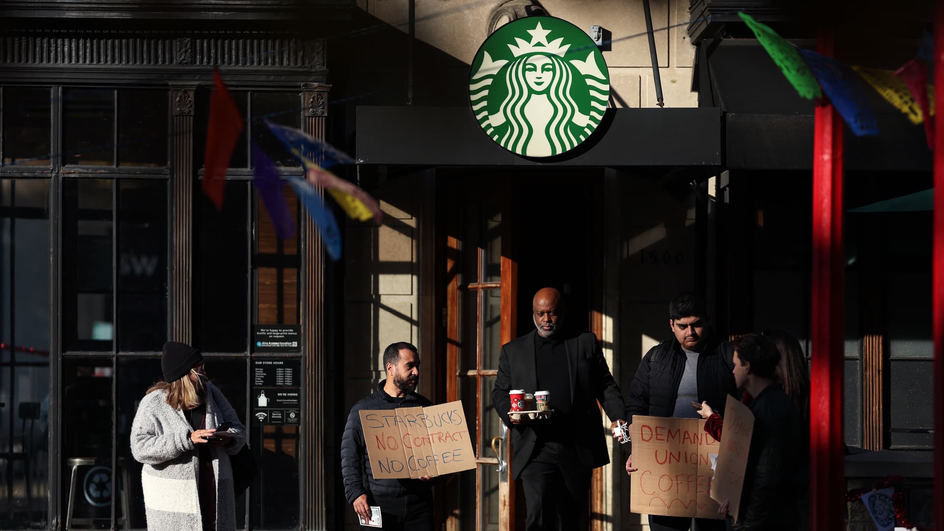 Labor coalition accuses Starbucks of 'flawed' union strategy, risking shareholder value
