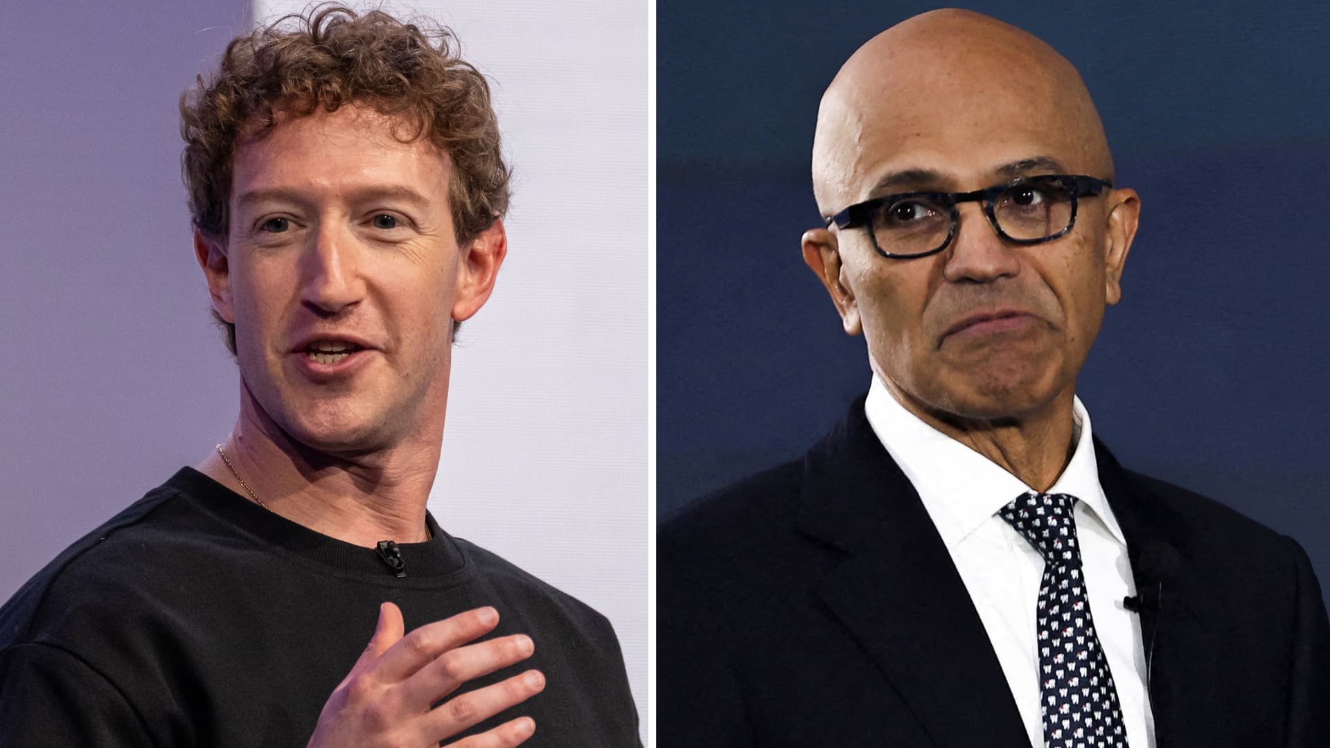 Meta tanks nearly 9%, Microsoft jumps 8% as the AI trade splits Big Tech