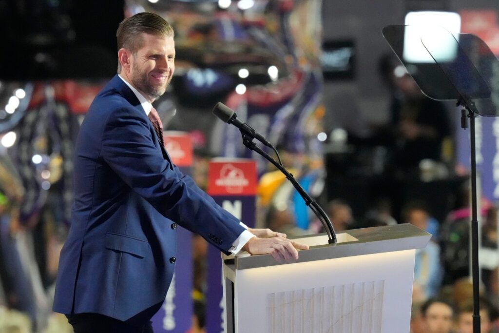 Eric Trump Says Crypto Should 'Embrace The Hell' out of AI Boom