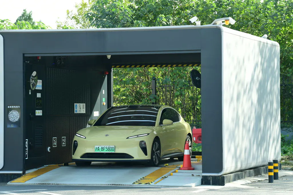 Nio climbs after completing a million battery swaps in less than a week over the Lunar New Year holiday