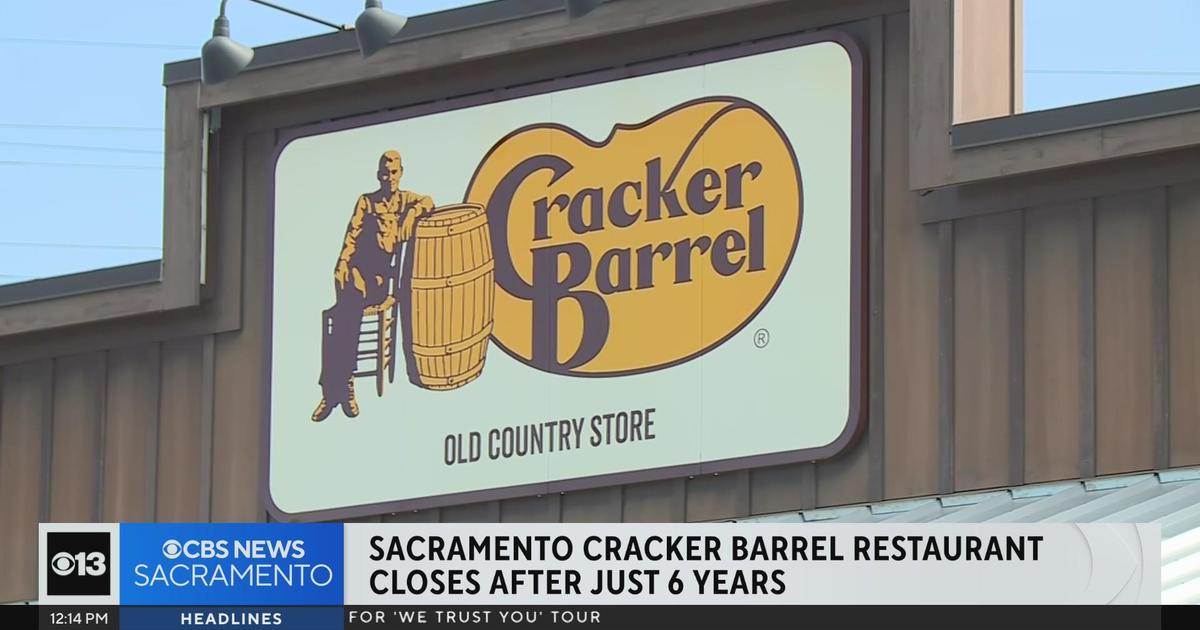 Sacramento's Cracker Barrel restaurant closes after just 6 years - CBS News