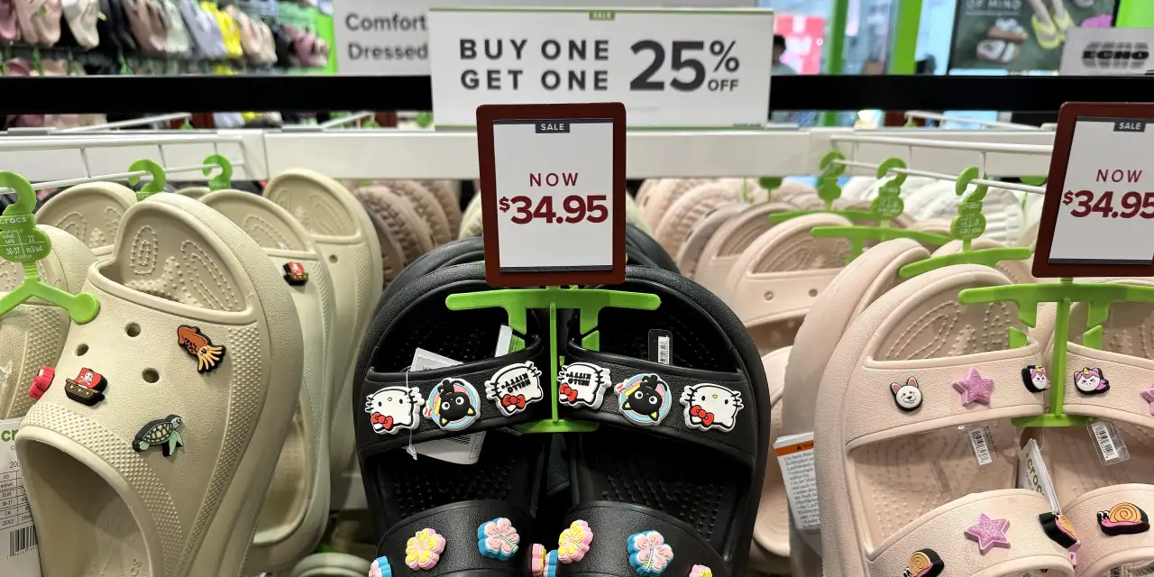 Has Crocs demand peaked? Sales just dropped — and are expected to keep falling.