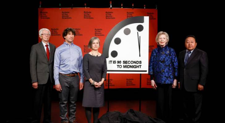 'Unprecedented danger': The Doomsday Clock just moved to 90 ... - Yahoo Finance