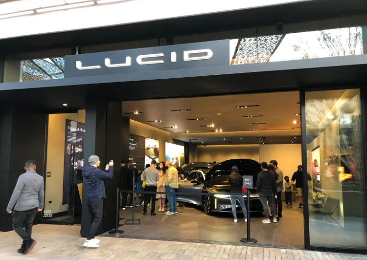 Lucid Group falls to an all-time low on a split-adjusted basis