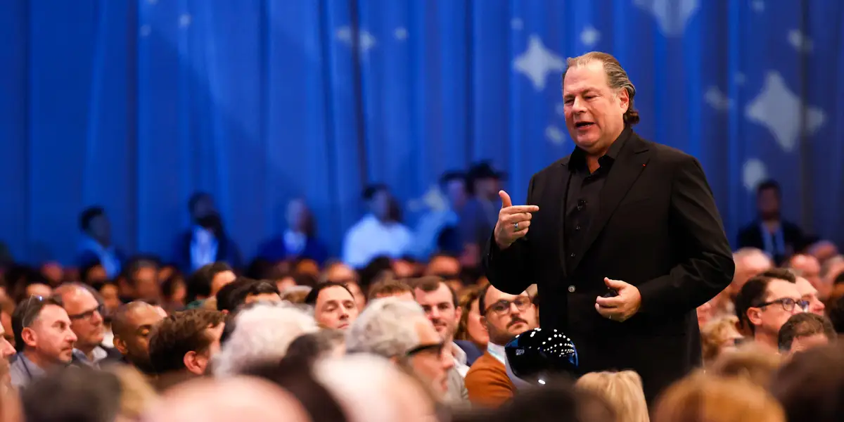 Marc Benioff downplays software apocalypse fears: 'It may be eaten by the SaaS-quatch'