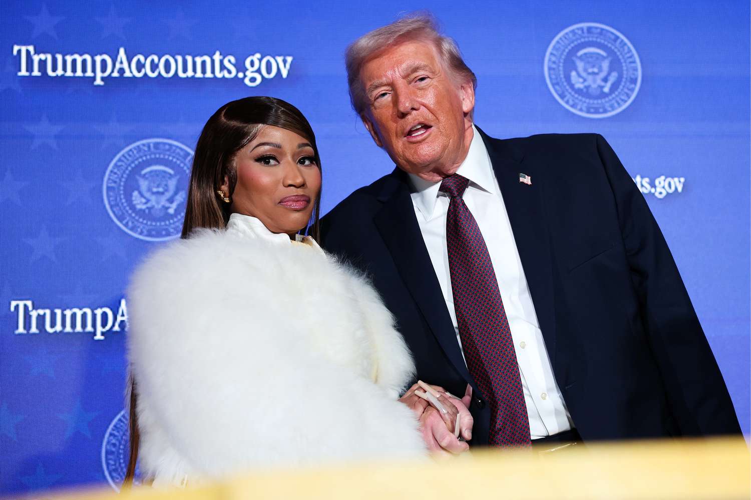 Rapper Nicki Minaj Will Make Donations To Fans' Trump Accounts