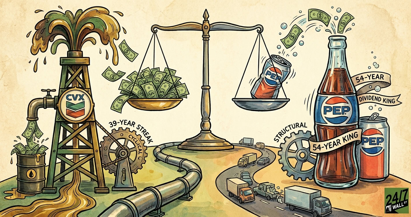 Chevron or PepsiCo: Whose Dividend Is Standing on Thinner Ice?