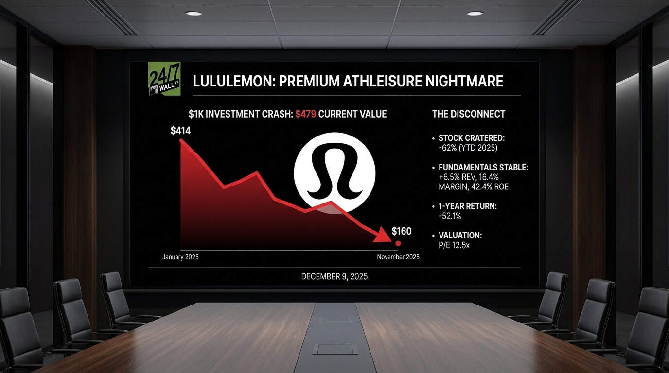Lululemon Turned $1,000 Into $571 Over Three Years While Staying Profitable