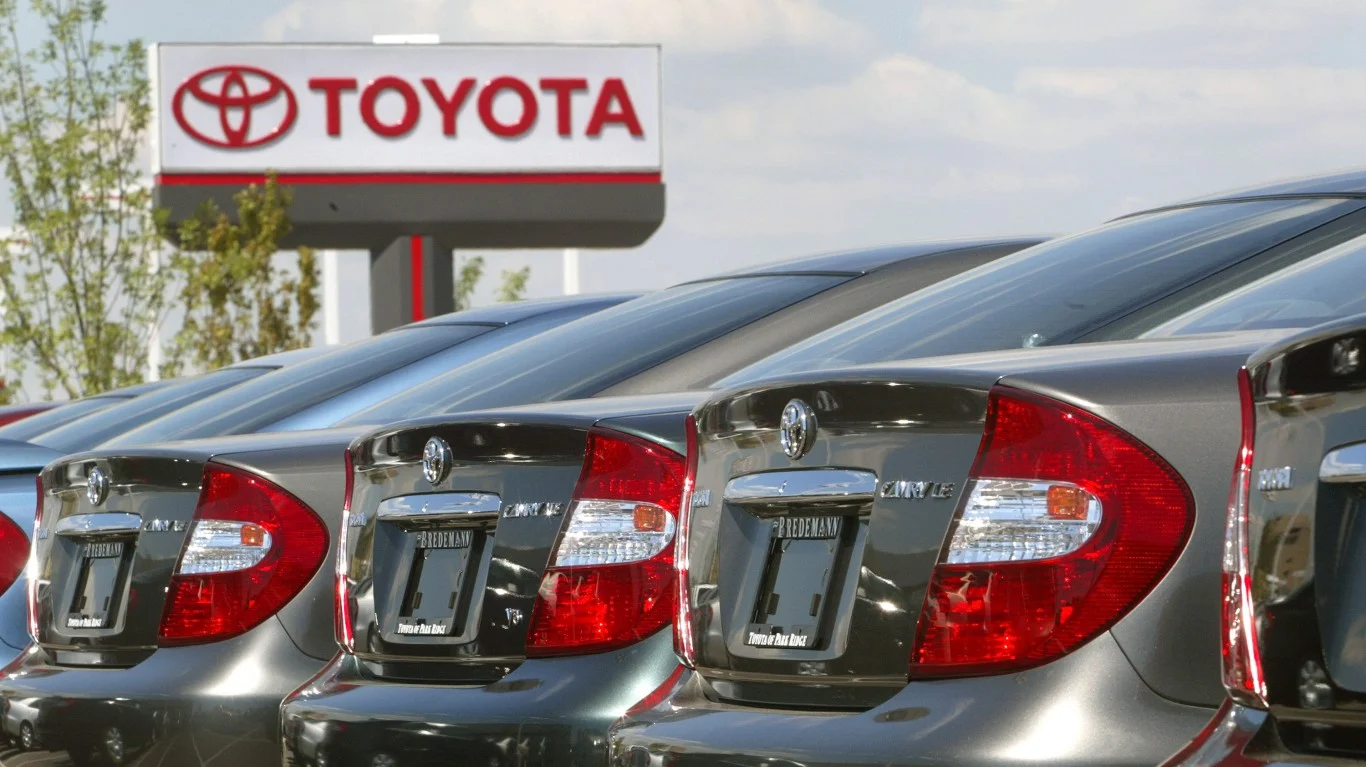 Toyota Is Now Within 38,000 Vehicles of Taking GM's U.S. Sales Crown