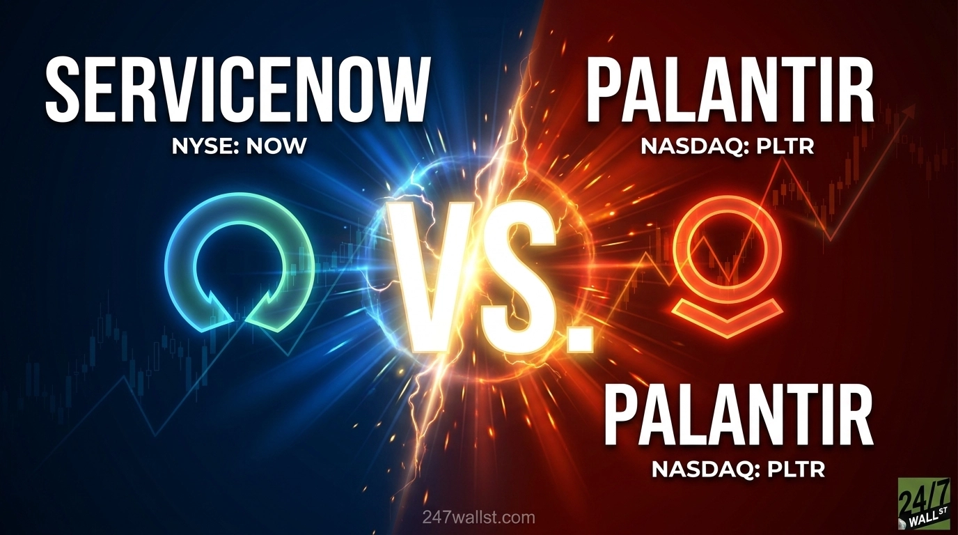 ServiceNow vs. Palantir: I’d Rather Own This AI Stock