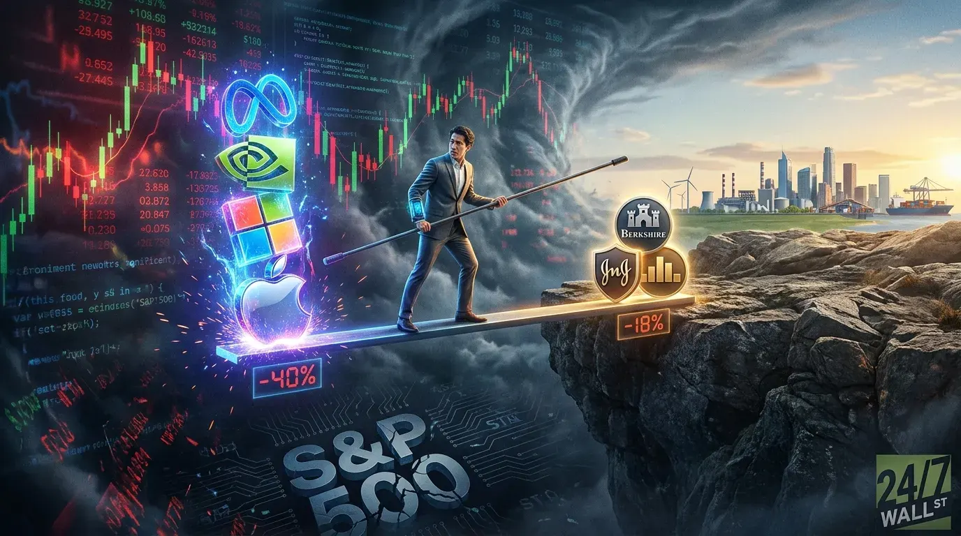The Magnificent Seven Fell 40% While the S&P Dropped 18%: Here's How Much Tech Concentration You Can Actually Afford