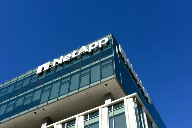 NetApp just reported Q2 results. The stock is rising.