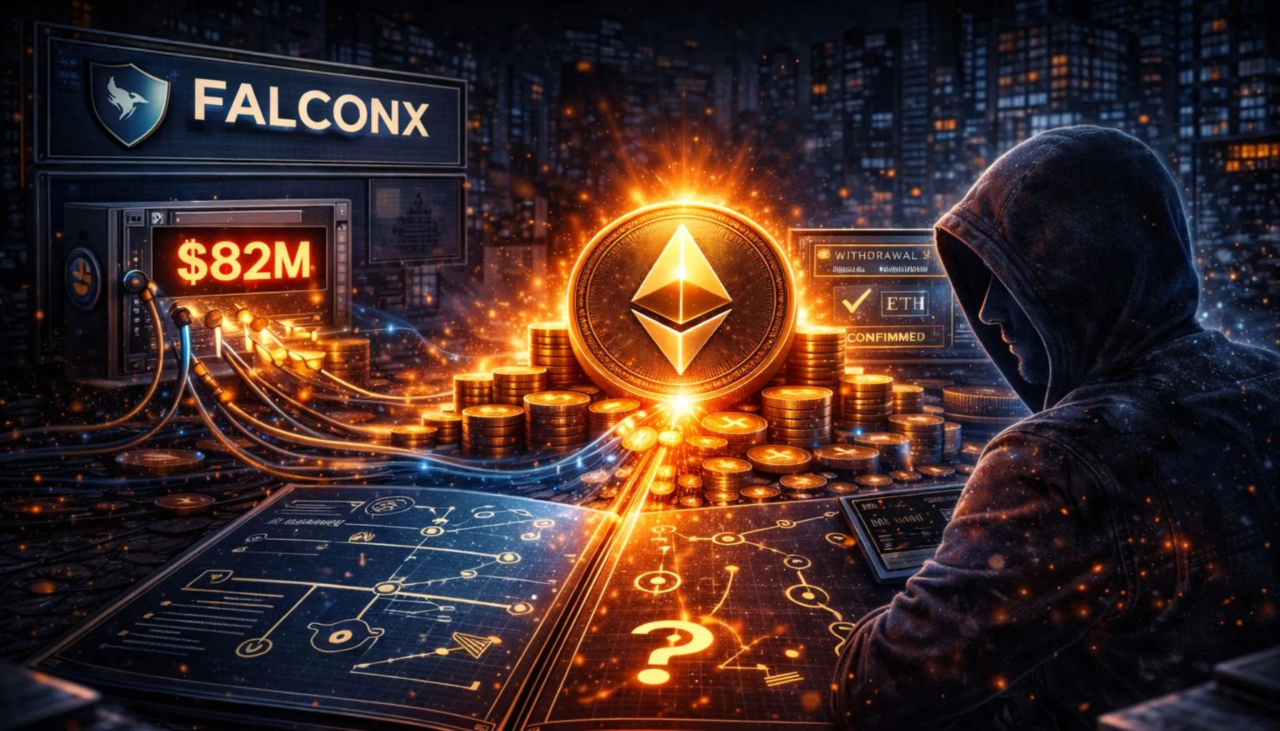$82 Million In Ethereum Just Left FalconX: Discover Who Is Behind It