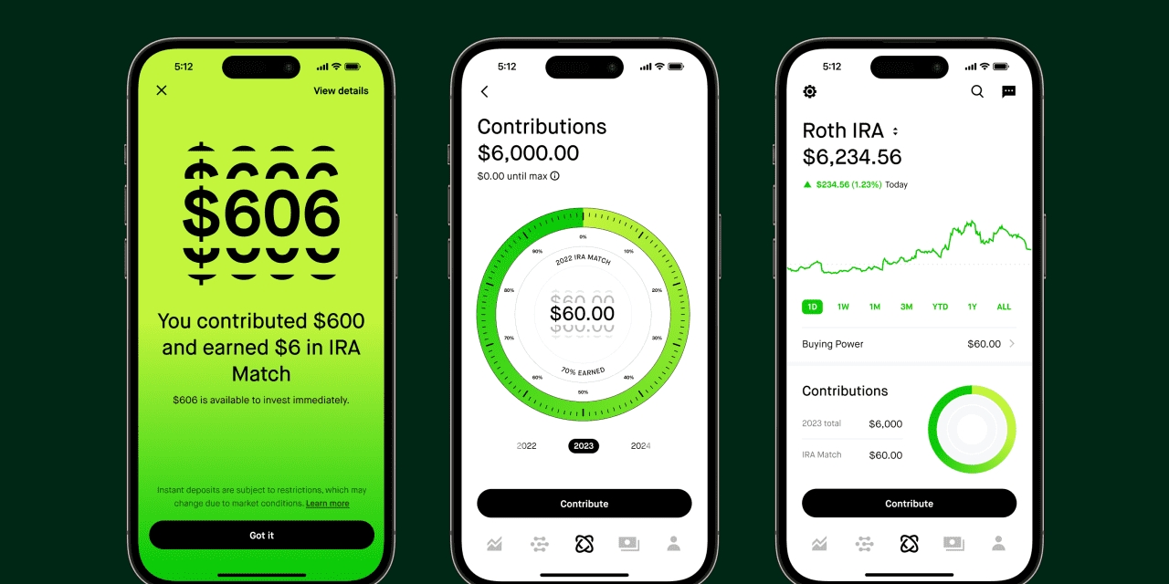 Robinhood Rolls Out IRAs. It Wants the Buy-and-Hold Crowd Now.