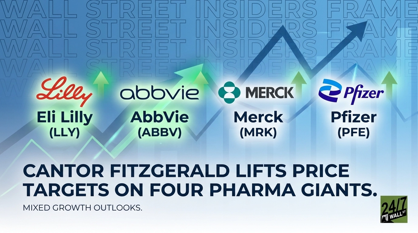 Cantor Fitzgerald Lifts Price Targets on Four Pharma Giants Amid Mixed Growth Outlooks