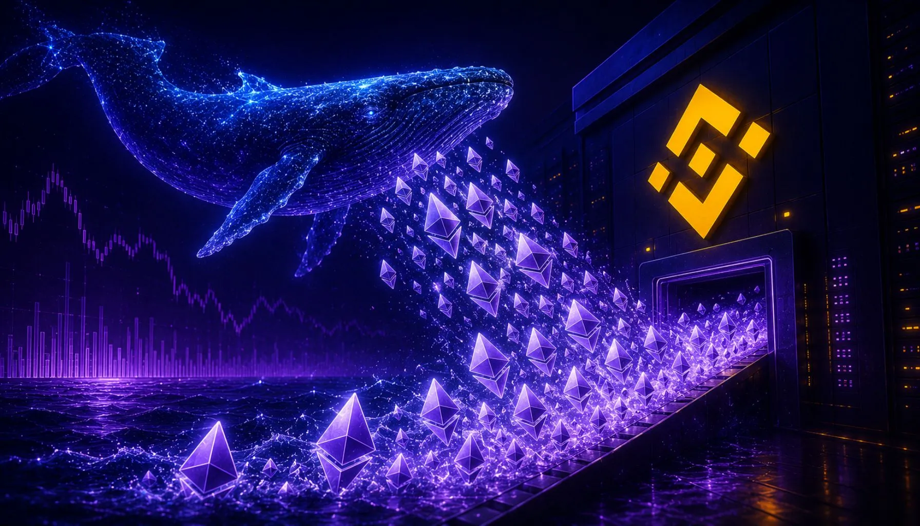 Ethereum Whales Flood Binance With 225,000 ETH In Largest Inflow Since 2022