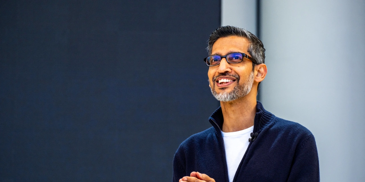 Investors Ride Google, Caterpillar to Market’s Best Month Since 2020