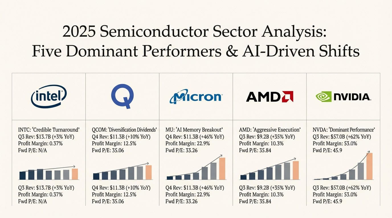 NVIDIA Dominates 2025 Chip Sector With 62% Revenue Growth and 53% Profit Margin