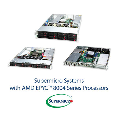 Supermicro Introduces a Number of Density and Power Optimized Edge Platforms for Telco Providers, Based on the New AMD EPYC™ 8004 Series Processor - Yahoo Finance