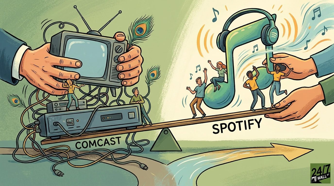 Comcast and Spotify Earnings Preview: Who Wins the Fight for Your Monthly Subscription?