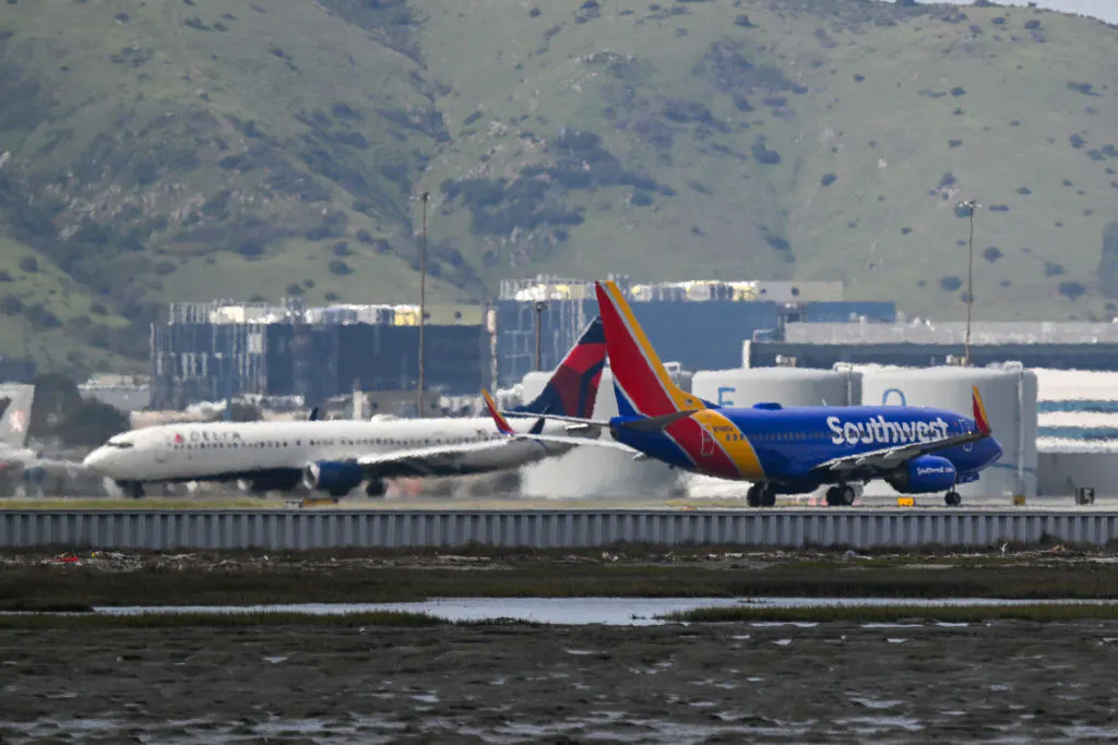 A tale of two skies: Southwest and Delta shares take off in different directions