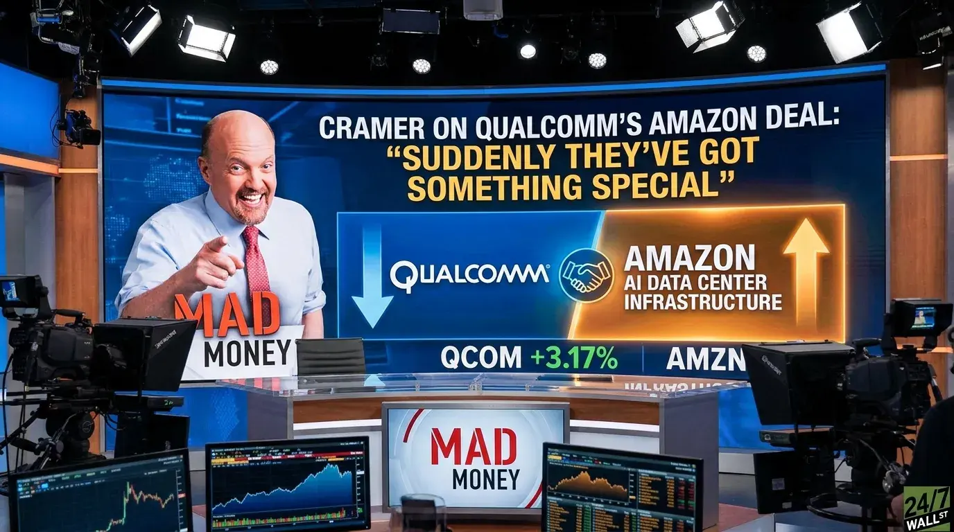 Cramer Says Qualcomm's Amazon Collaboration Gives Stalled Stock "Something Special" to Point At