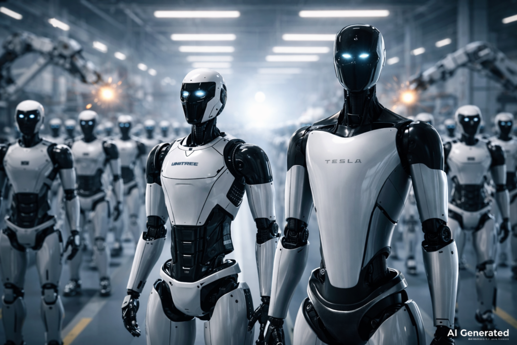 Tesla, XPENG Push Humanoid Robots Toward Mass Production