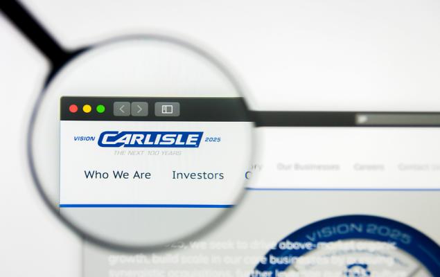 Carlisle Q1 Earnings & Revenues Beat Estimates, Up Y/Y - Yahoo Finance