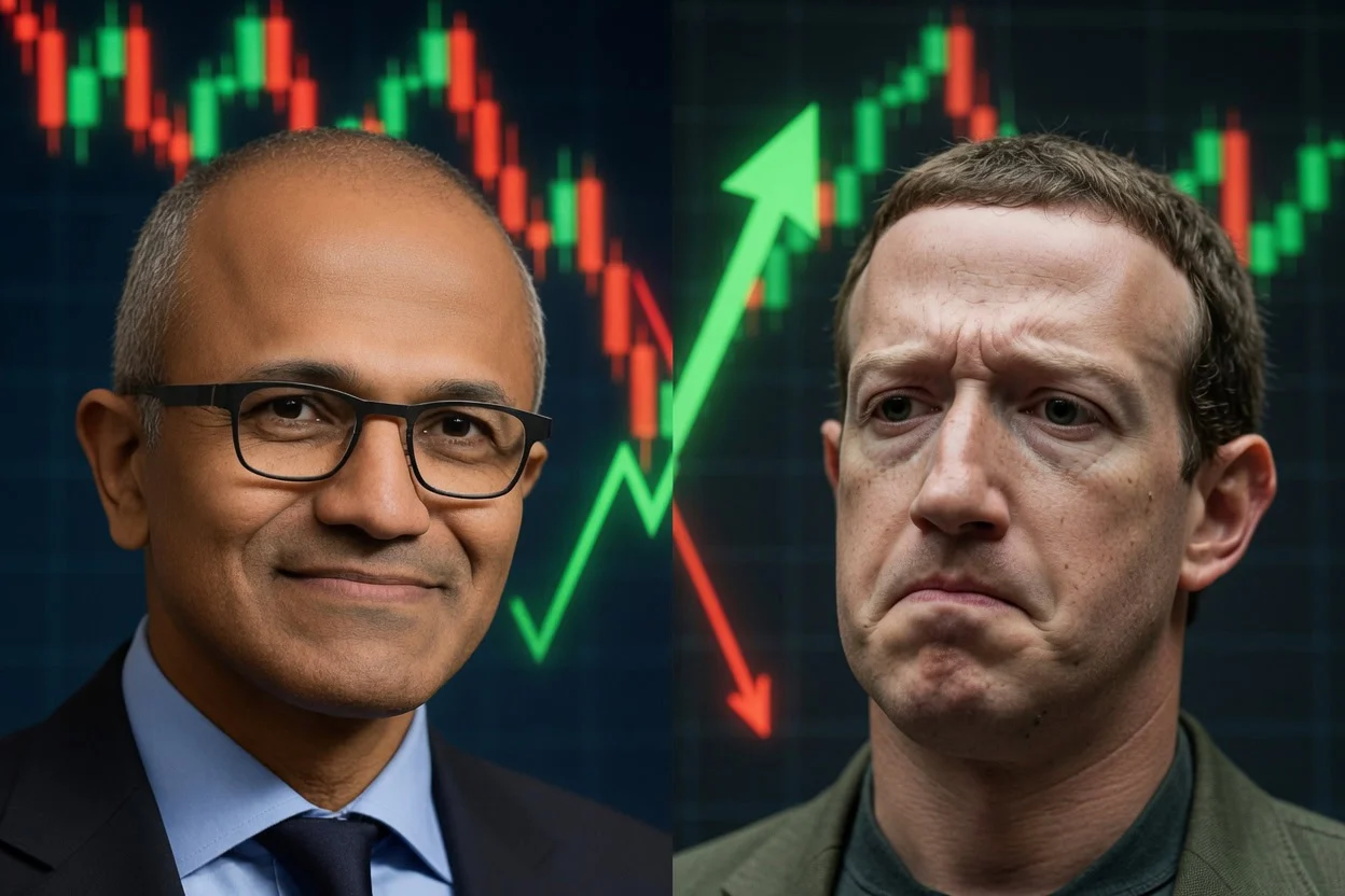 The Market Loves Microsoft's AI Spending, Hates Meta's. Here's Why