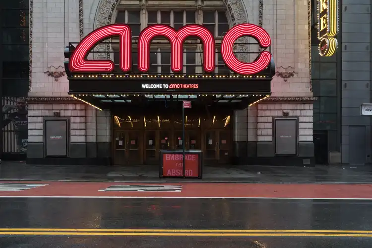 AMC stock sinks after theatre chain warns of weaker second-quarter